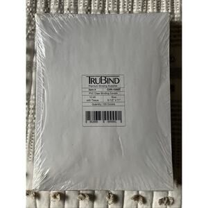 10 Mil Clear Report Covers 8-1/2 x 11 [100/pk] Plastic Binding Sheets unpunched